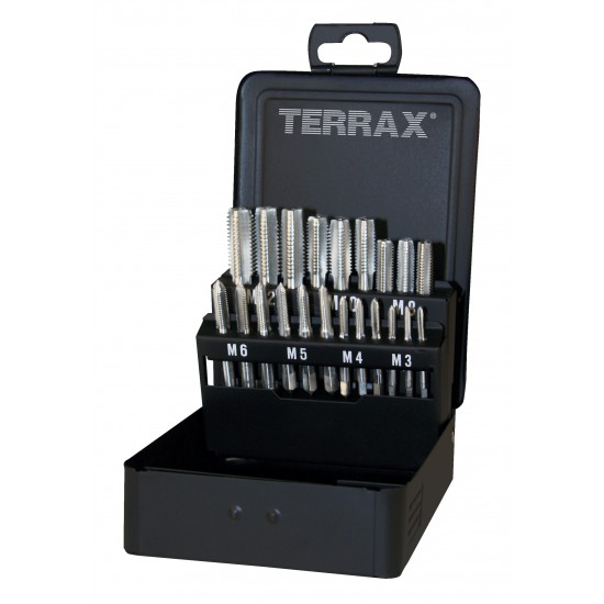 M3-M12 HSS GROUND TAP SET TERRAX