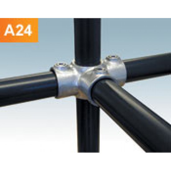 A24-8 SIDE OUTLET TEE KEYCLAMP
