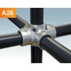 A26-8 FOUR SOCKET CROSS KEYCLAMP