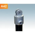 A42-7 DOUBLE EYELET END KEYCLAMP