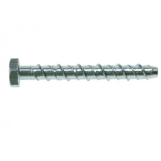6 x 50mm HEX ANCHOR BOLT ZN (5MM HOLE)