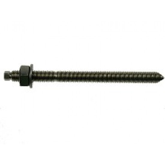 M20X260 A2 STUD NUT&WASHER