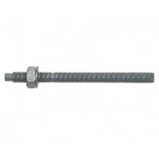 M8X110 GALV STUD NUT&WASHER 5.6