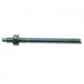 M8X110 BZP STUD NUT&WASHER 5.6