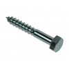 M10 x 130 HEX HD COACHSCREW ZN