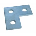 FB126 FLAT 90 DEG 3 HOLE PLATE