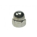 M3 HEX DOME NUT ZN