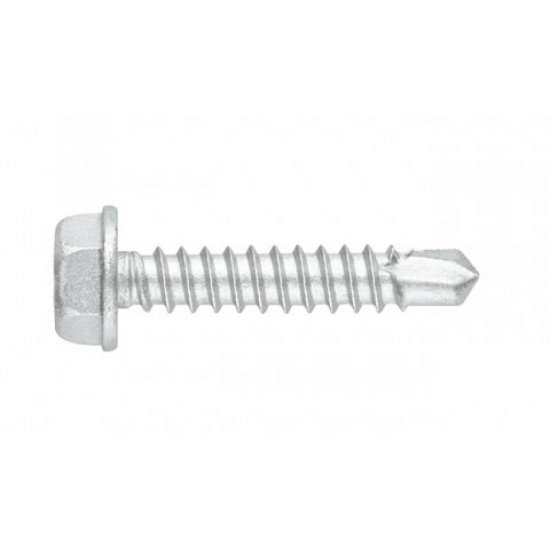 5.5 x 25 SELF DRILL SCREW HEX HD A2