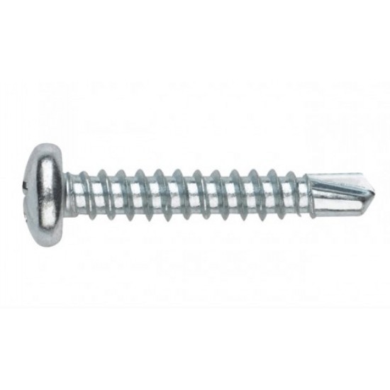 6.3 x 50mm CR PAN SELF DRILL SCREW ZN