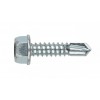 6.3 X 80mm HEX HD SELF DRILL SCREW ZN