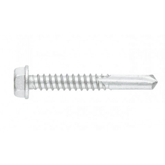 5.5 x 100 SELF DRILL SCREW HEX HD A2