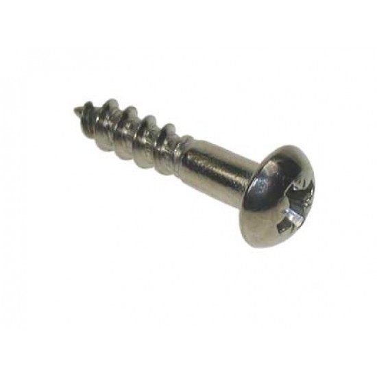 10 x 1 1/4 CR RND WOODSCREW A2