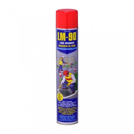 LM-90 LINE MARKING PAINT (RED) 750ml Aerosol LM-90 LINE MARKING PAINT (RED) 750ml Aerosol