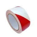 ADHESIVE HAZARD TAPE 50MM X 33MTR RED/WH