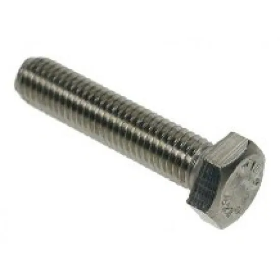 M10 x 80 Hex Head Setscrew A2 ST/ST