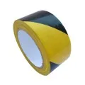 ADHESIVE HAZARD TAPE 50MM X 33MTR BL/YEL